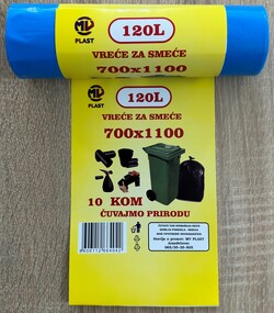 VRECE ZA SMECE 120L HDPE